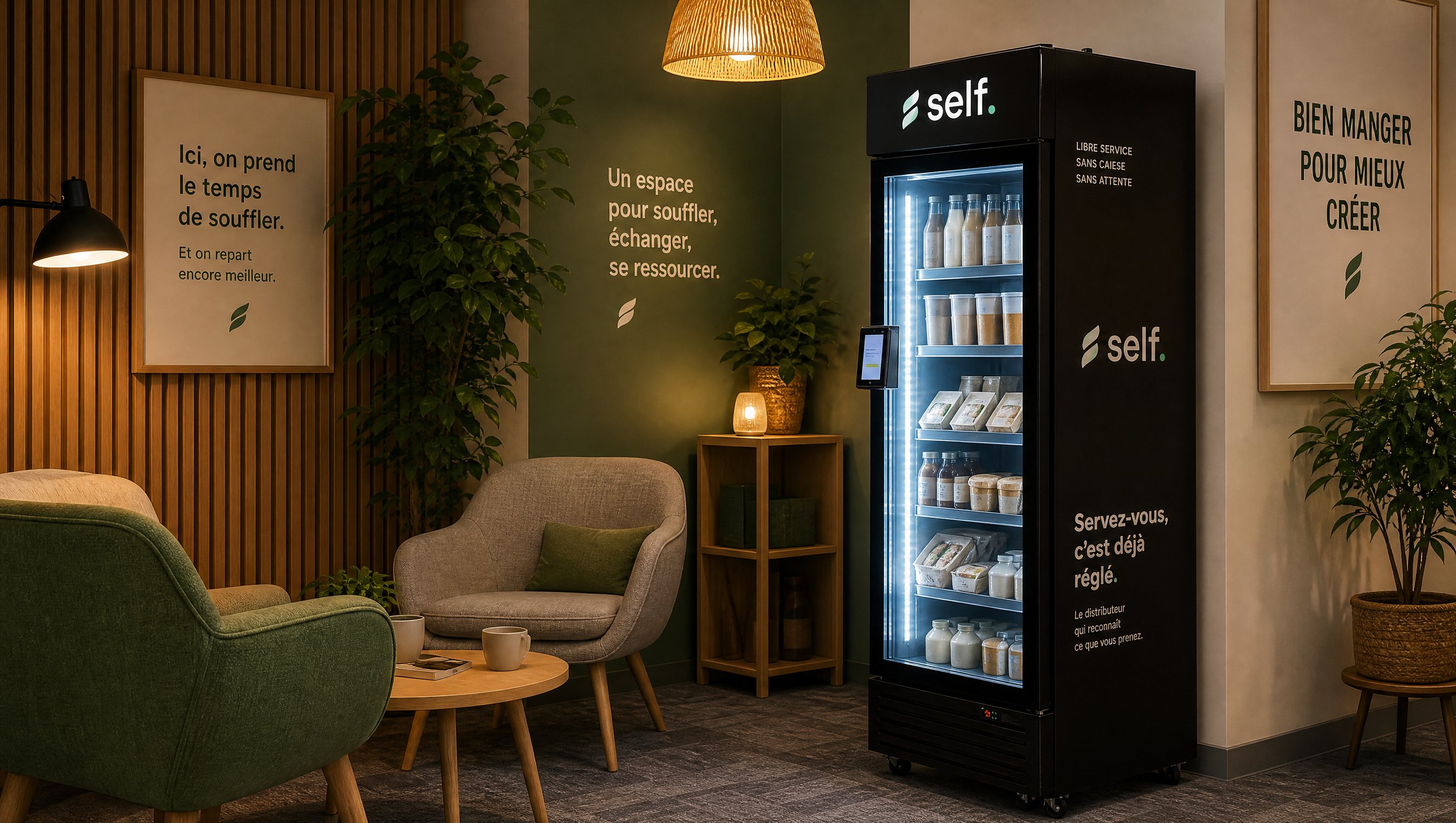 Un coin pause aménagé avec soin
